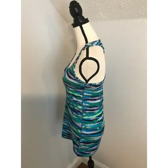 Lululemon Cool Racerback Seven Wonders Multi Tank - Size 10 - Picture 3 of 9